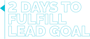 2 Days to Fulfill Lead Goal